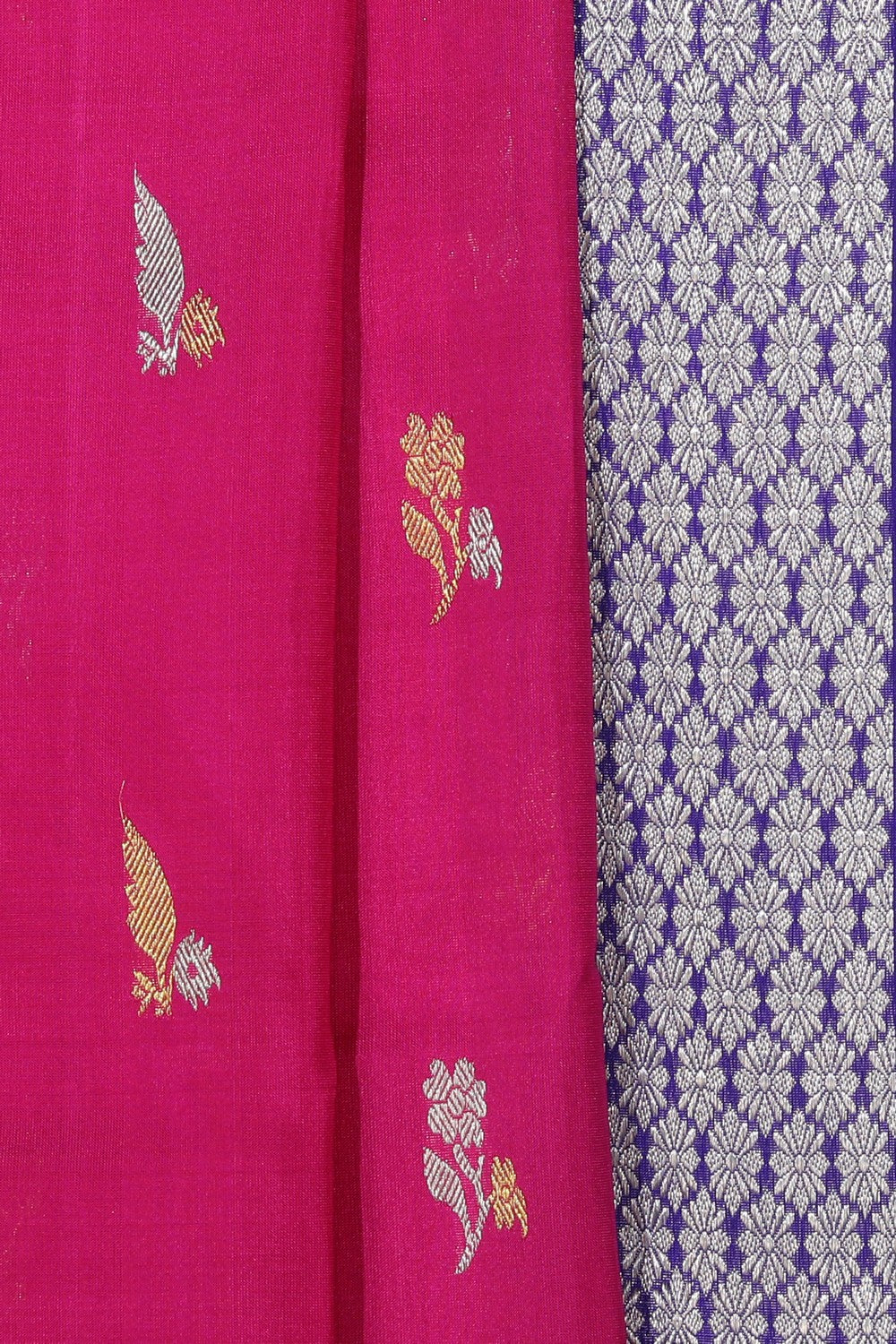 Image of Venkatagiri Silk Pink Saree